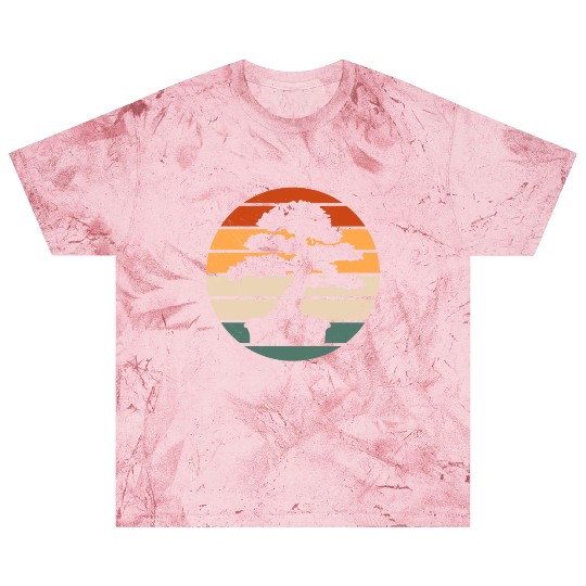 Retro Bonsai Tree Design Blast T Shirts