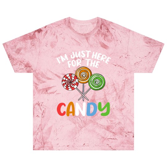 I'm Just Here For The Candy Lollipop Halloween Cos Blast T Shirts