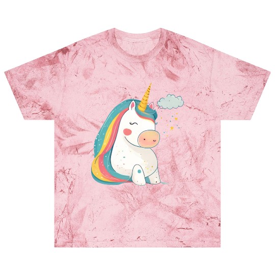Rainbow Beauty: An Illustration of a Unicorn Pony Blast T Shirts