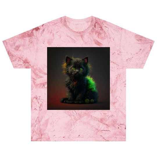 Cute black kitten blended with a wicked spider Blast T Shirts