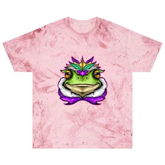 Frog King Or Frog Prince With Royal Fur For Mardi Blast T Shirts