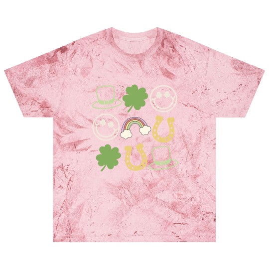 Retro St Patricks Day Women Shamrock Vintage St Blast T Shirts