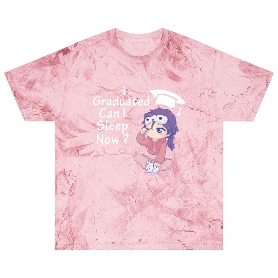 I Graduated Can I Sleep Now Sleepy Anime Chibi Cut Blast T Shirts