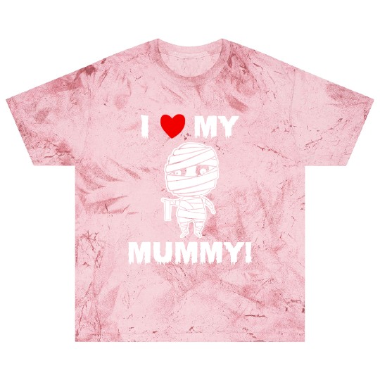Kids Cute I Love My Mummy Funny Halloween graphic Blast T Shirts