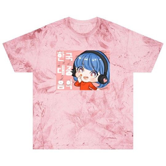 Kpop Music Finger Heart Chibi Anime Manga Aestheti Blast T Shirts