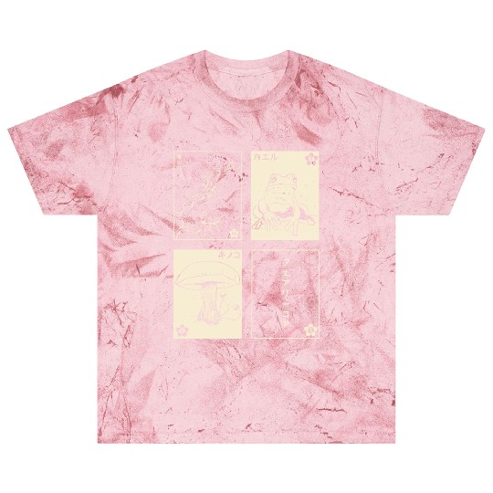 Cottagecore Tarot Cards Fungi Frog Goblincore Blast T Shirts