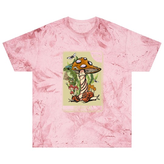 Tarot Card Mushroom Frog Boho Cottagecore Aestheti Blast T Shirts