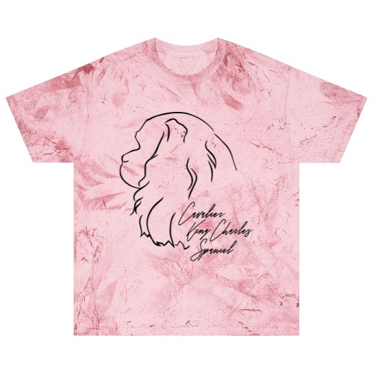 Cavalier King Charles Spaniel Profile dog mom Blast T Shirts