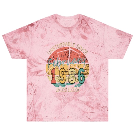 1986 Born Vintage Rose Gift Blast T Shirts
