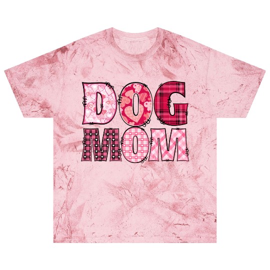 Cute Dog mom Valentines letters pink red Blast T Shirts