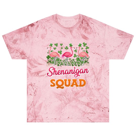 Flamingo Shenanigan Squad St. Patrick's Day Blast T Shirts