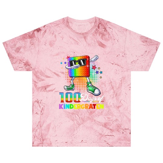 100 Days Of Kindergarten School Teacher Blast T Shirts