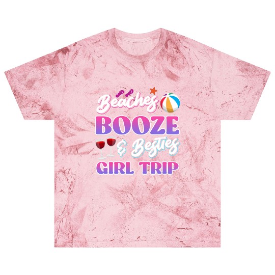 Beaches Booze Besties Girls Trip Spring Break Blast T Shirts