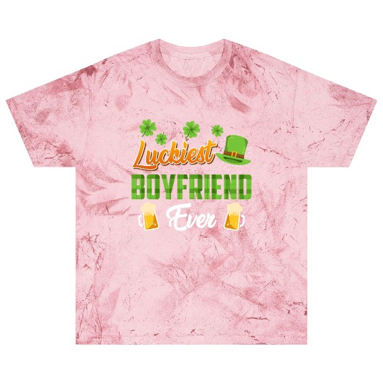 Luckiest Boyfriend Ever St. Patrick's Day Blast T Shirts