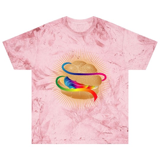 Illustration of a colorful filled cream puff Blast T Shirts