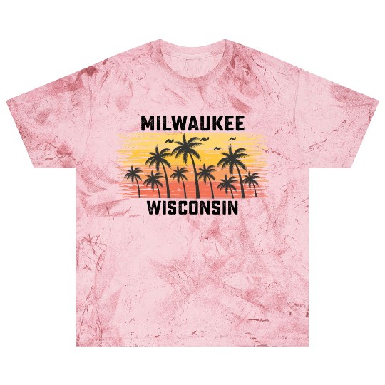 Milwaukee Wisconsin Summer Retro VIntage Vacation Blast T Shirts