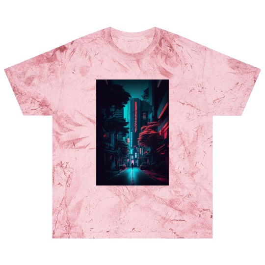 Tokyo Japan Japanese Aesthetic Graphic Night Scene Blast T Shirts