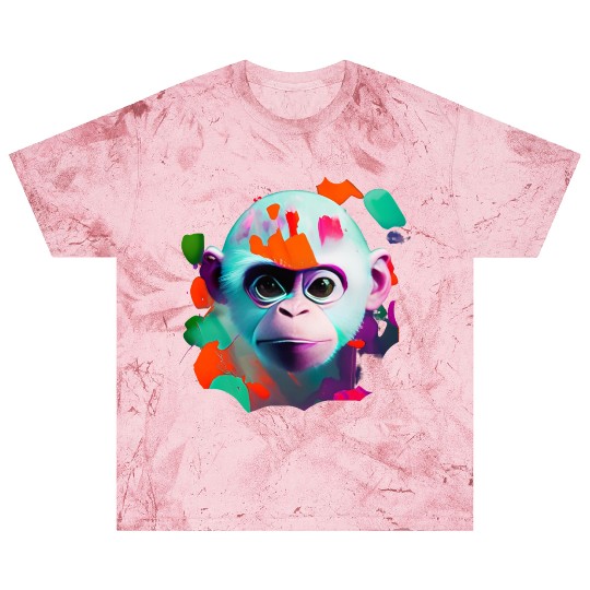 Colourful capuchin monkey Blast T Shirts