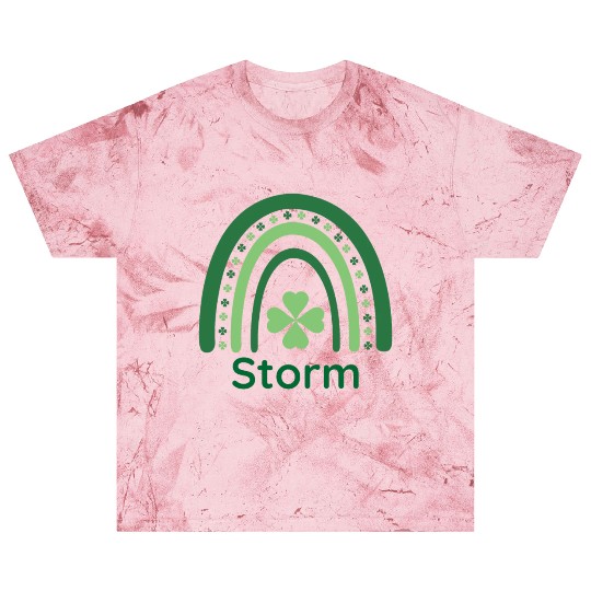 Storm Clover Charm Boho Rainbow Blast T Shirts