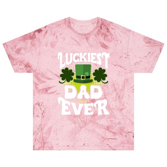 Luckiest Dad ever St Patrick's Day Dad Blast T Shirts