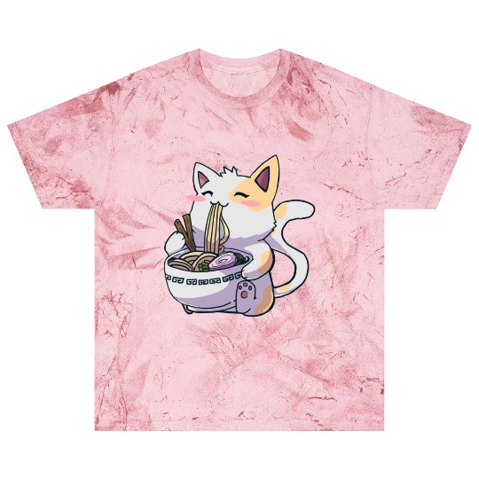 Ramen Cat Kawaii Anime Japanese Kawaii Neko Blast T Shirts