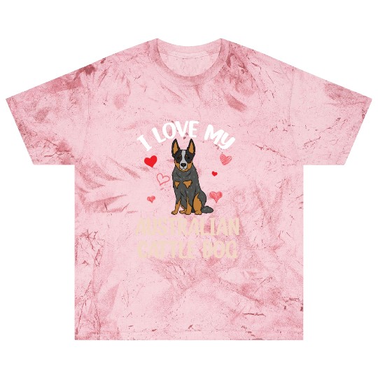 I Love my Australian Cattle Dog Blast T Shirts