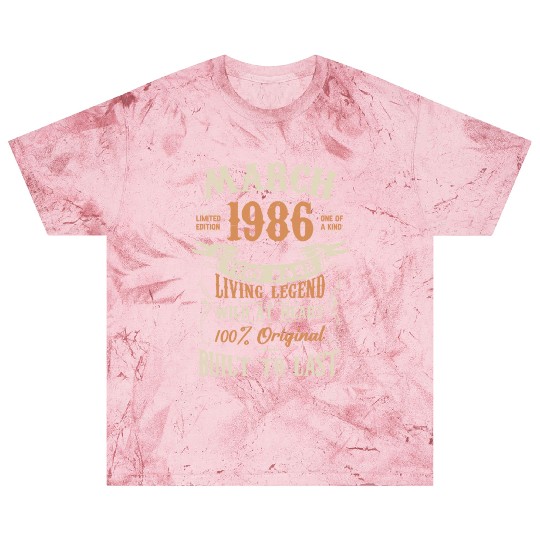 March 1986 Birthday Surprise Blast T Shirts