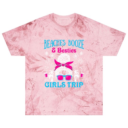 Beaches Booze Besties Girls Trip Spring Break Blast T Shirts