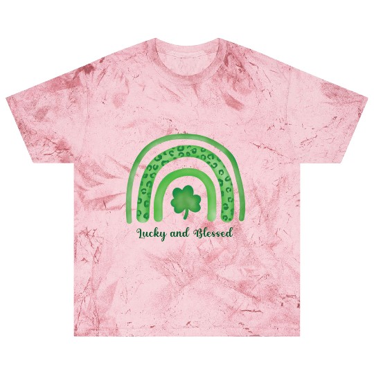 Lucky and Blessed Blast T Shirts