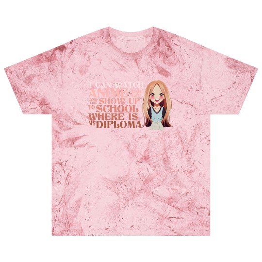 Watch Anime All Night Funny Graduate Diploma Schoo Blast T Shirts