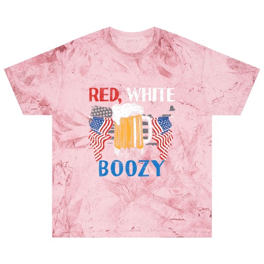 Red White And Boozy made for a Patriotic American Blast T Shirts