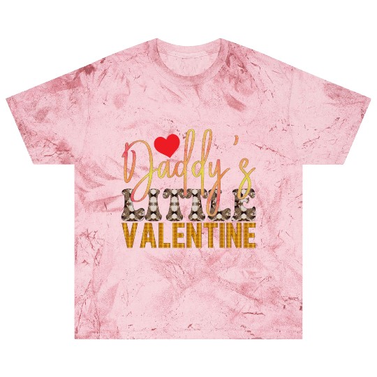 Daddy s Little Valentine Sublimation Blast T Shirts