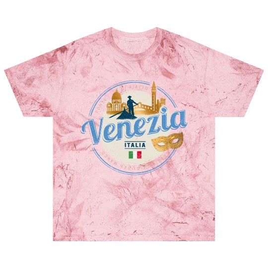 Venice with gondolier Italy carnival vintage Blast T Shirts