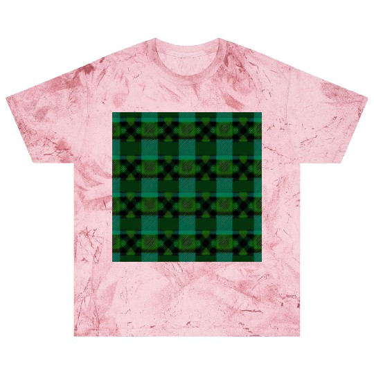 Green and Yellow Tartan A Modern Take Blast T Shirts