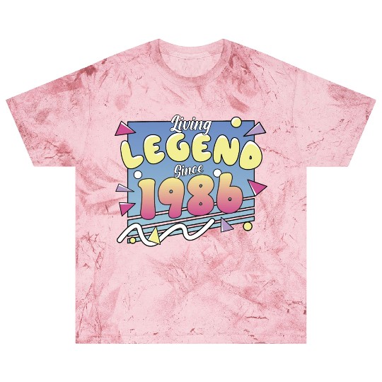 Living Legend Since 1986, 80s Themed Birthday Blast T Shirts