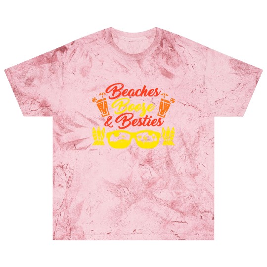 Beaches Booze Besties Summer Vacation Spring Break Blast T Shirts