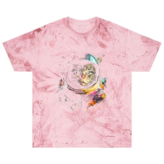 Space Cat on Galaxy Cat Lover Blast T Shirts