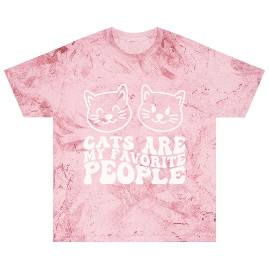 Cats Are My Favorite People Funny Cat Blast T Shirts