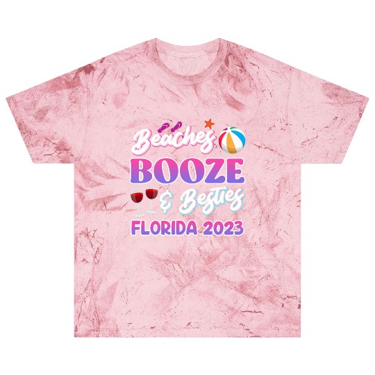 Beach Booze Besties Florida Vacation Spring Break Blast T Shirts