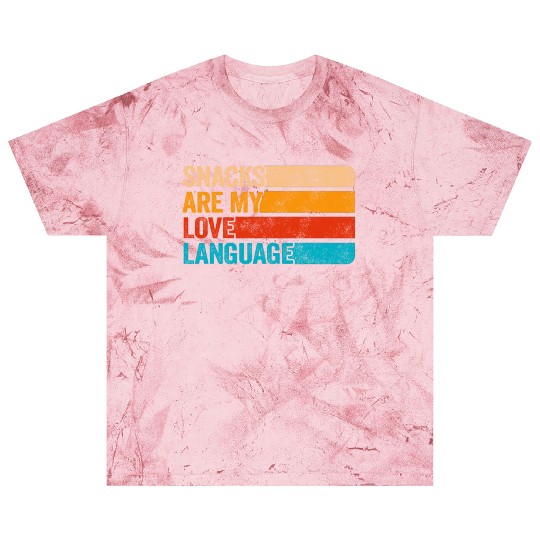 Snacks Are My Love Language Blast T Shirts