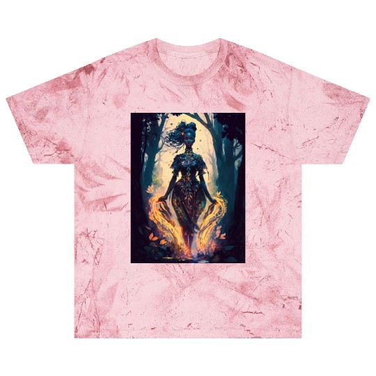 Black Nature Goddess - African American, Woodland Blast T Shirts