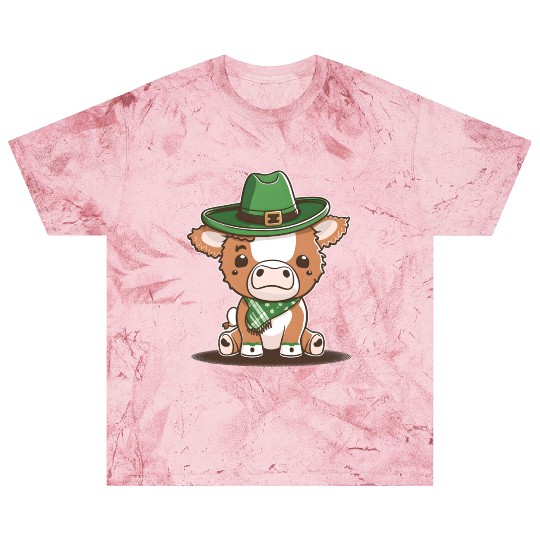 Kawaii cow with scarf St. Patrick's Day Blast T Shirts