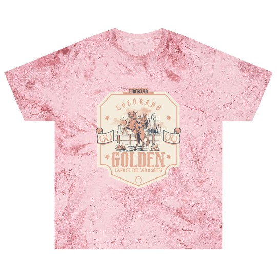 golden Colorado wild west town Blast T Shirts