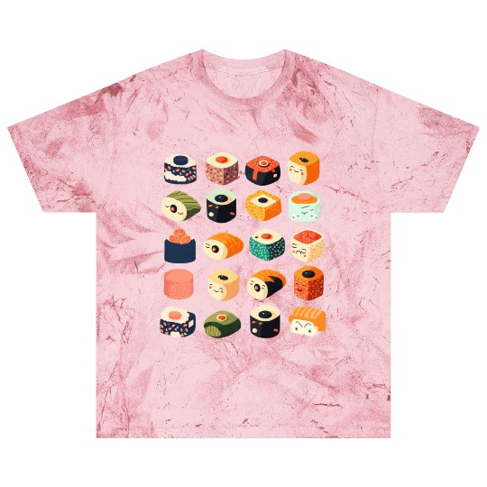 sushi pattern Blast T Shirts