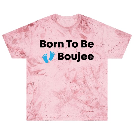 Born To Be Boujee Kids Peach Raglan Blast T Shirts