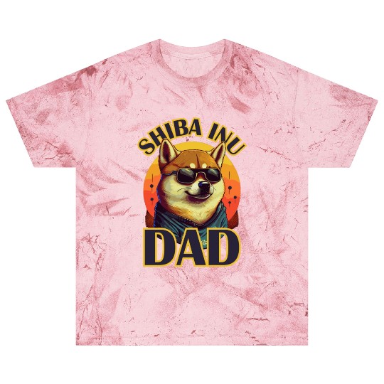 Shiba Inu Dad Retro Dog Lover Funny Cute Pet Blast T Shirts