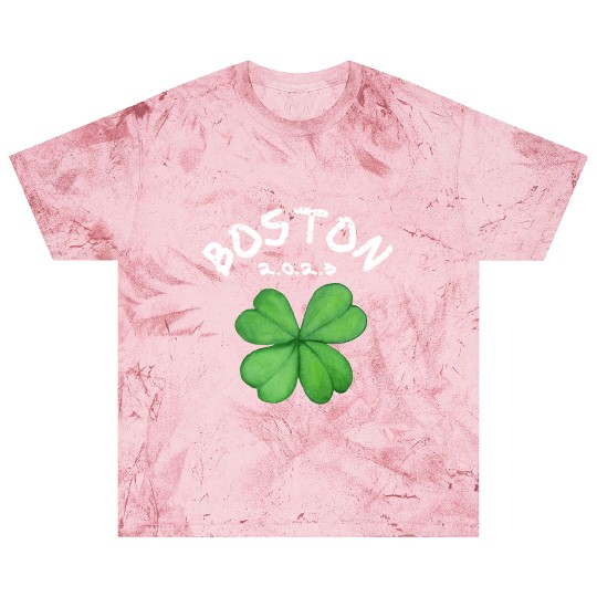 Vintage Shamrock Boston USA St Patricks Day Green Blast T Shirts