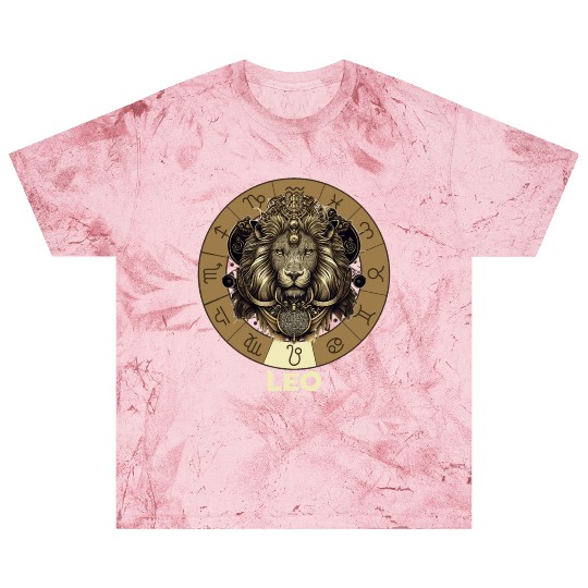 Lion Head Zodiac Leo Astrology Lion Horoscope Star Blast T Shirts