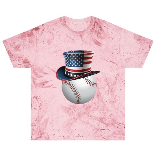 Patriotic America USA Flag 4th Of July Baseball Blast T Shirts