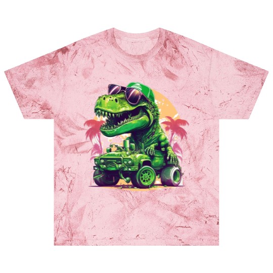 St Patricks Day Dinosaur Monster Truck Trex Blast T Shirts